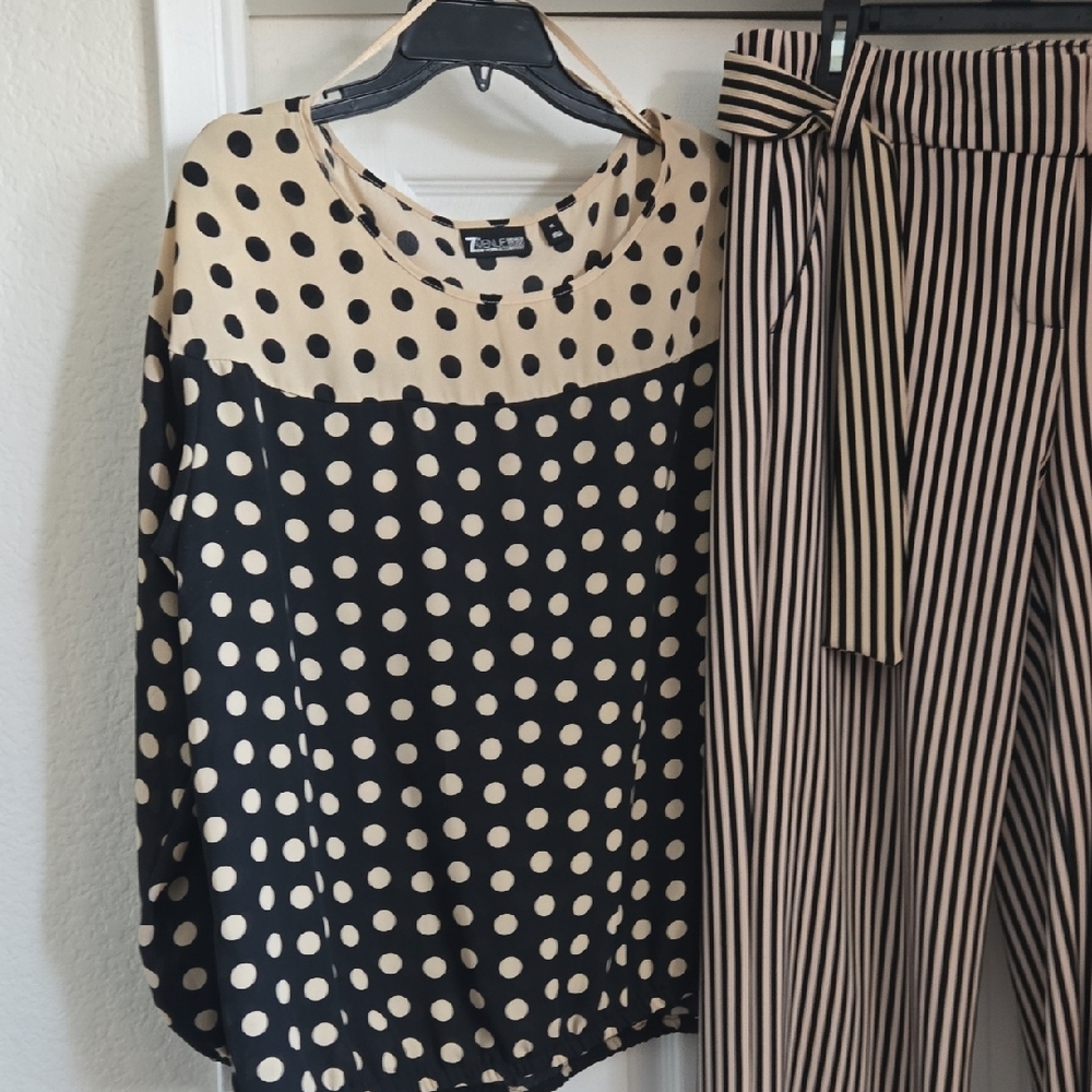Talbots  Striped Pants matching top sold separately